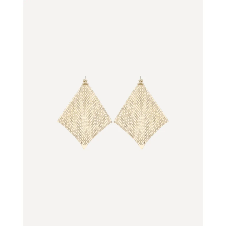 RABANNE Pixel Chainmail Earrings Female UNI