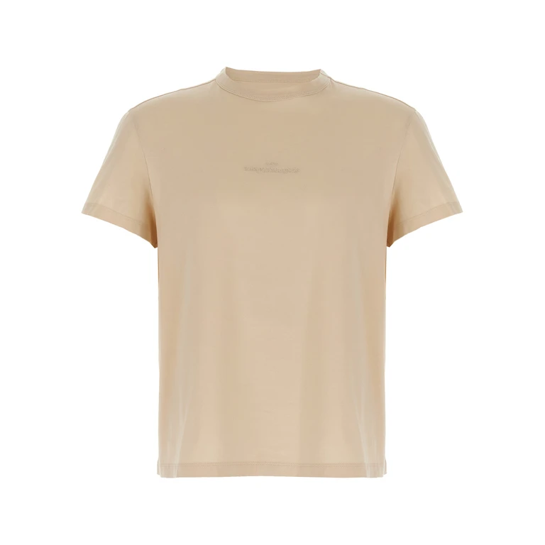 Maison Margiela Beige Cotton T-Shirt - Men