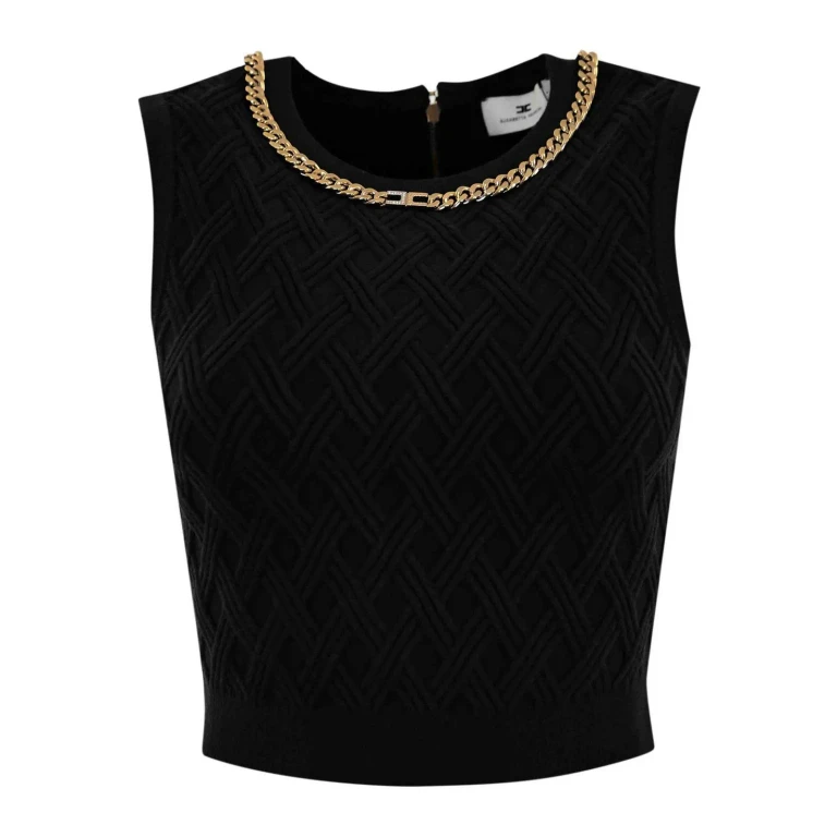 Elisabetta Franchi Top - Noir