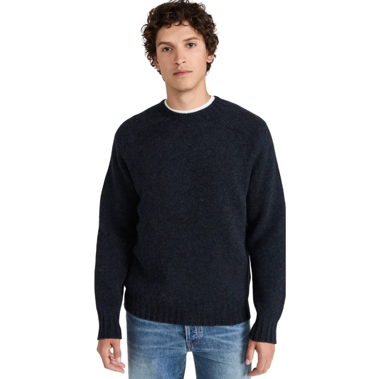 Howlin' Boxy Space Knit Crewneck Sweater Storm M