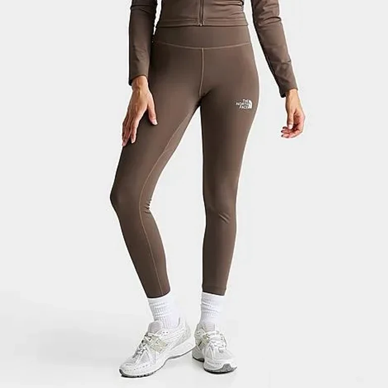 The North Face Women's Simple Performance Leggings in Smokey Brown Size: XS
