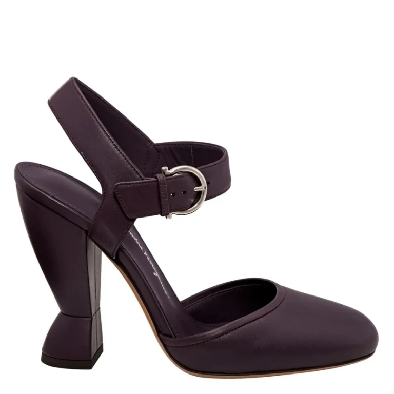 Salvatore Ferragamo Gazania Pumps in Purple