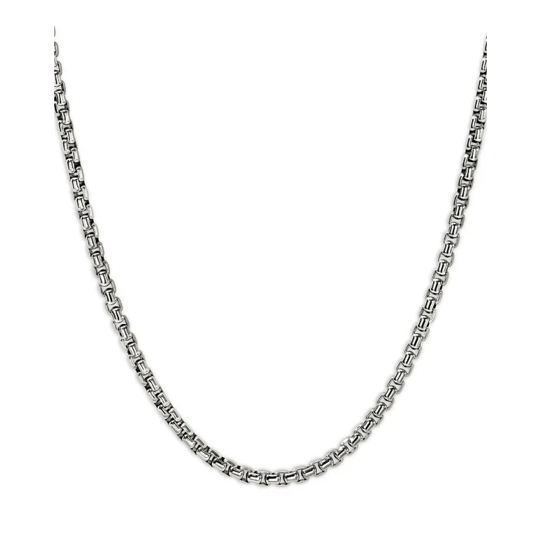 John Hardy Sterling Silver Chain Box Link Necklace, 22
