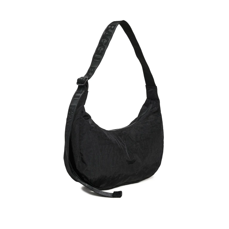 BAGGU Medium Nylon Crescent Bag Black One Size