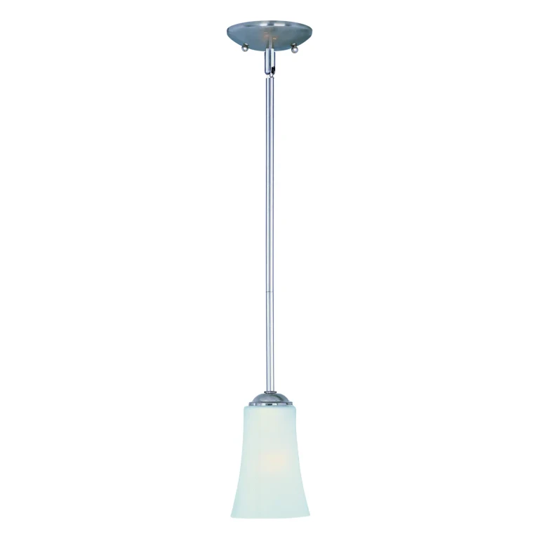 Satin Nickel One Light Mini Pendant from the Logan Collection