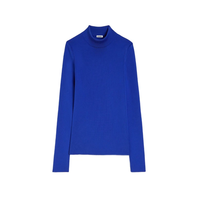 Jil Sander Sweaters Blue Polyester - Women