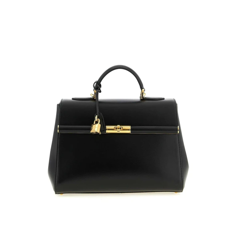 Dolce & Gabbana Black Leather Marlene Handbag