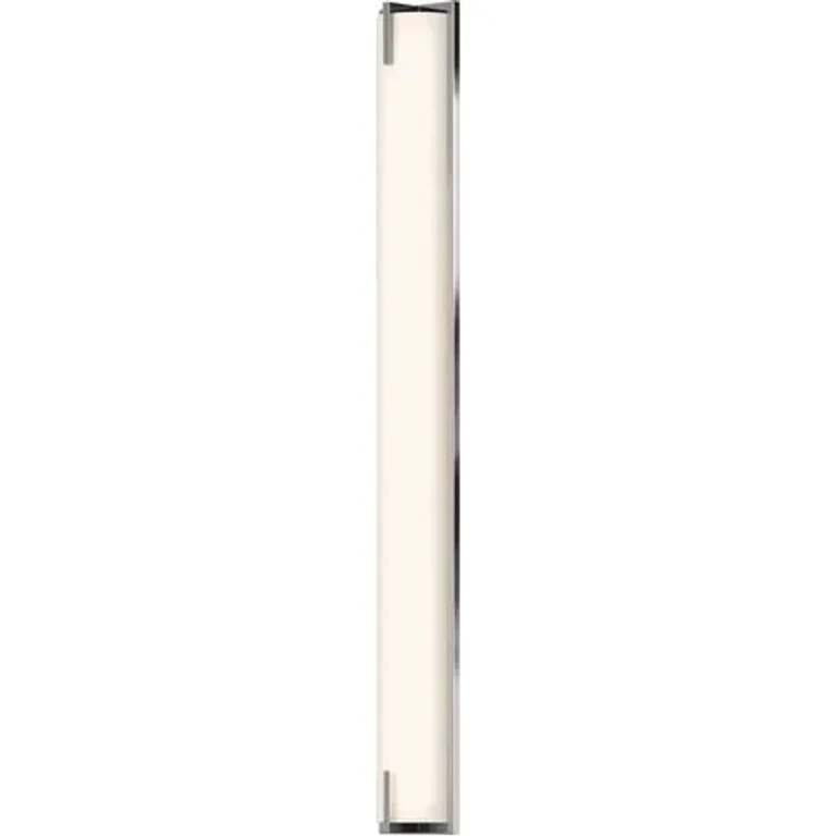 New Edge Bathroom Vanity Light in Polished Chrome