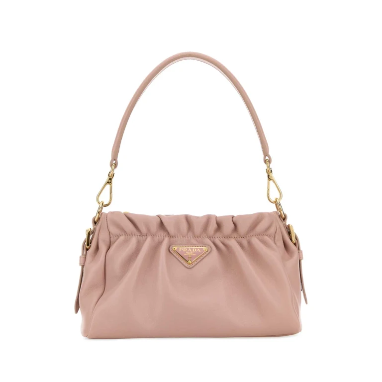 Pink Nappa Leather Handbag