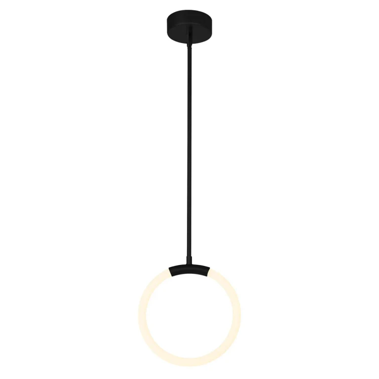 Black LED Pendant from the Hoops Collection