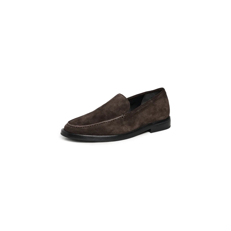 Vince Grant Suede Loafers Cocoa Brown 9