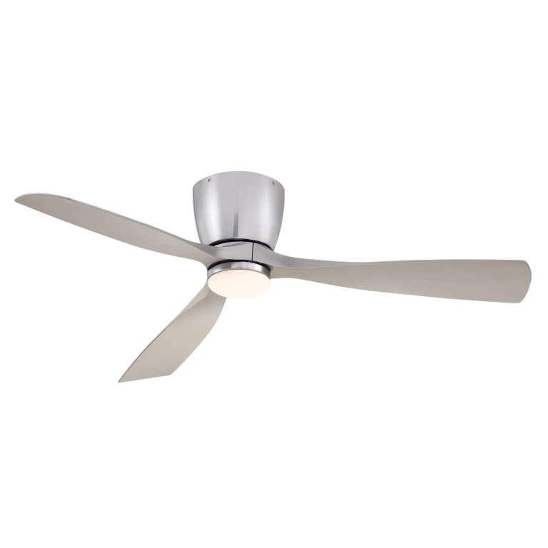 Fanimation Klinch 52" LED Indoor Ceiling Fan in Brushed Nickel with Opal Frosted Glass