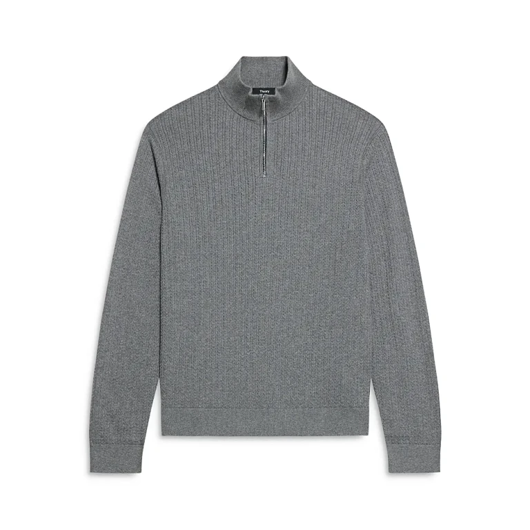 Theory Walton Quarter Zip Sweater