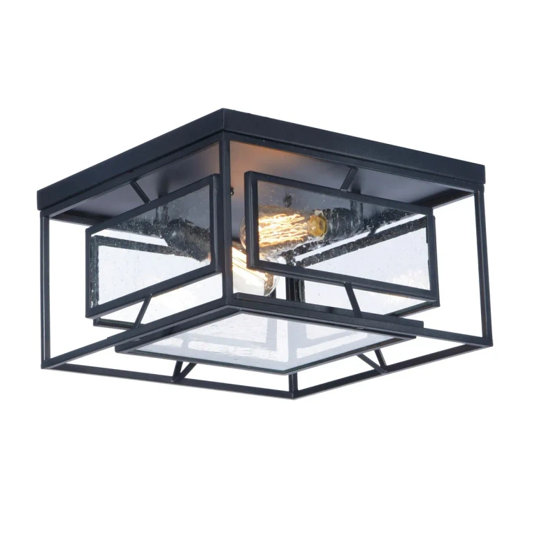 Black LED Flush Mount from the Era Collection