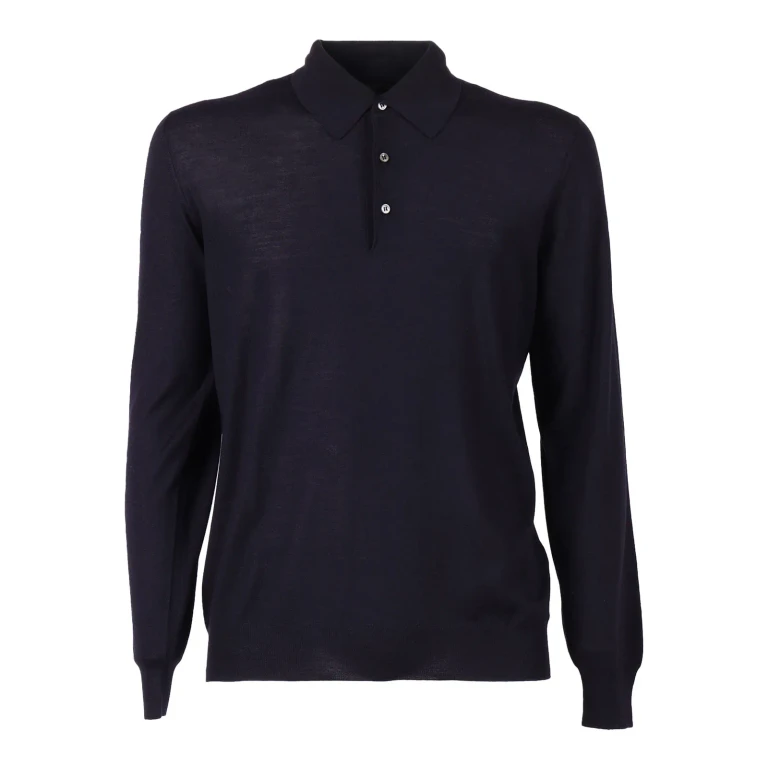 Fedeli Polo-shirt L/s Knitted Sweater Man
