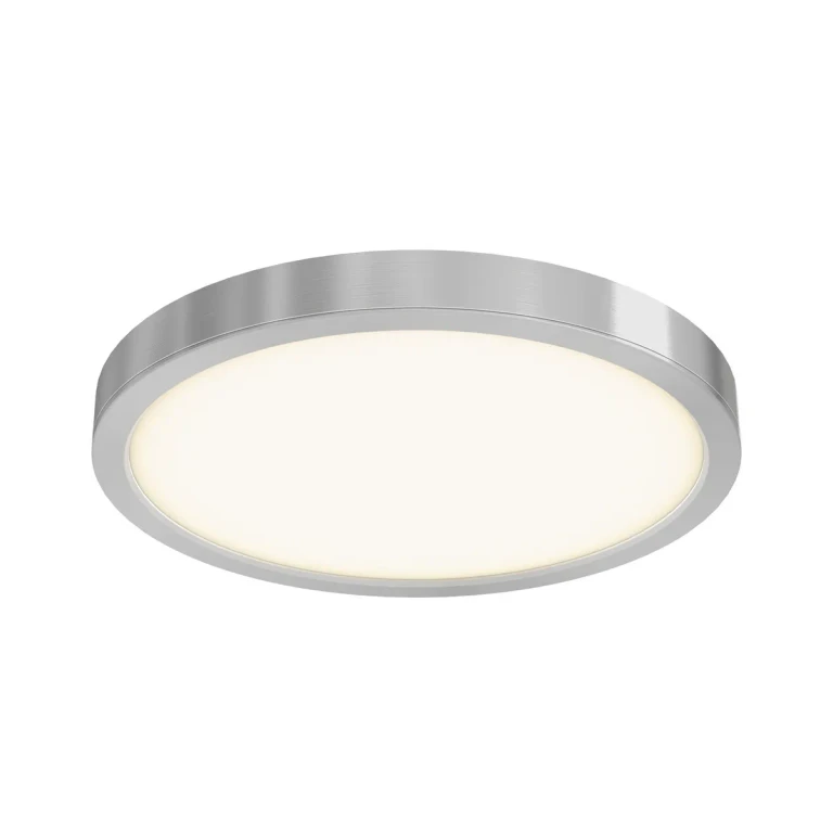 Satin Nickel LED Flushmount