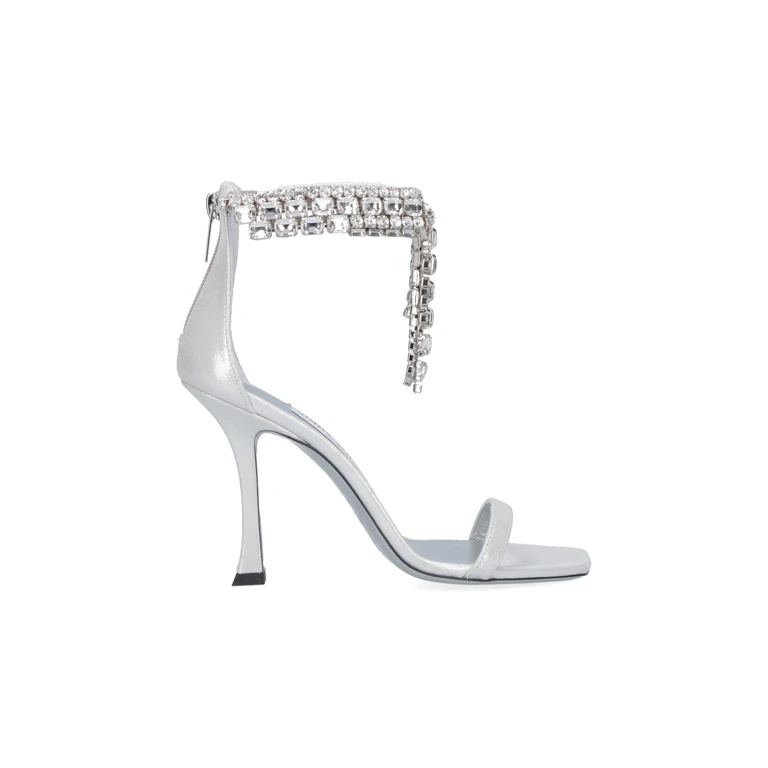 Jimmy Choo Slingback Sandals With Rhinestones verity 100