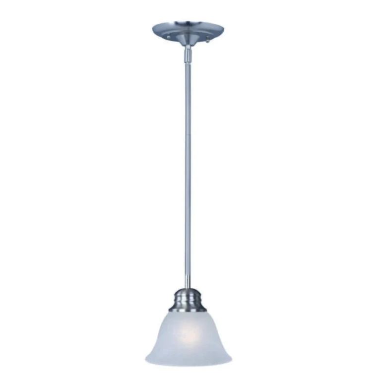 Satin Nickel One Light Mini Pendant from the Malaga Collection