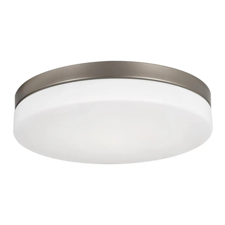 Oscar LED Flush Mount in Satin Nickel