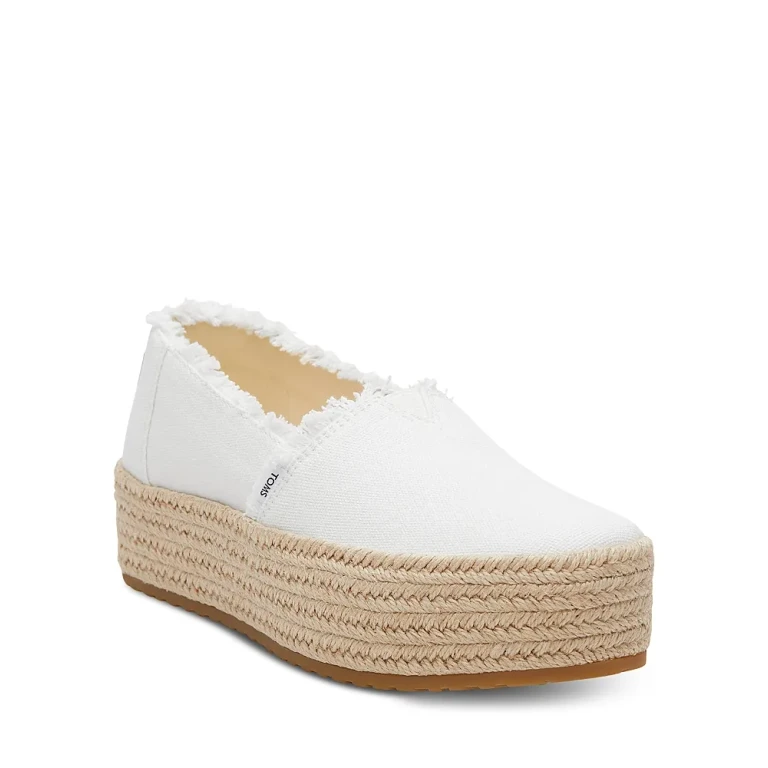 Toms Women's Valencia Platform Espadrille Flats