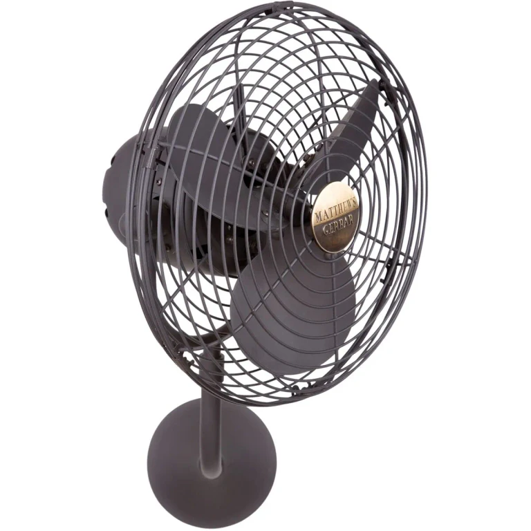 Matthews Michelle Parede 13" Indoor Wall Fan in Bronzette