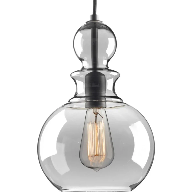 Graphite One Light Pendant from the Staunton Collection
