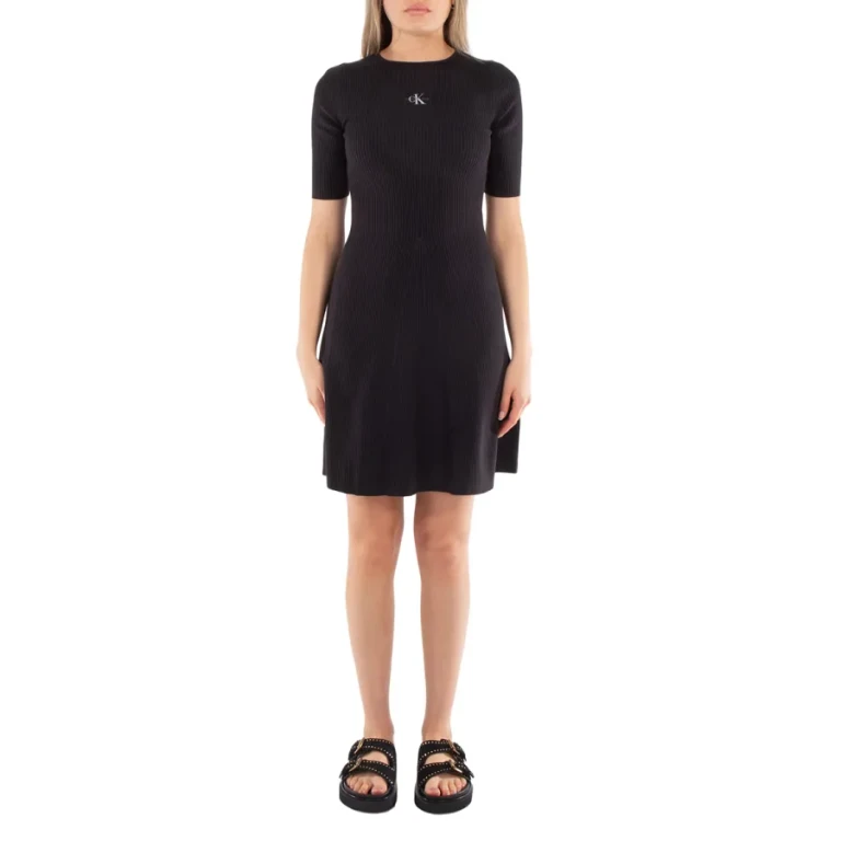 Calvin Klein Soft Ribbed Lyocell Dress