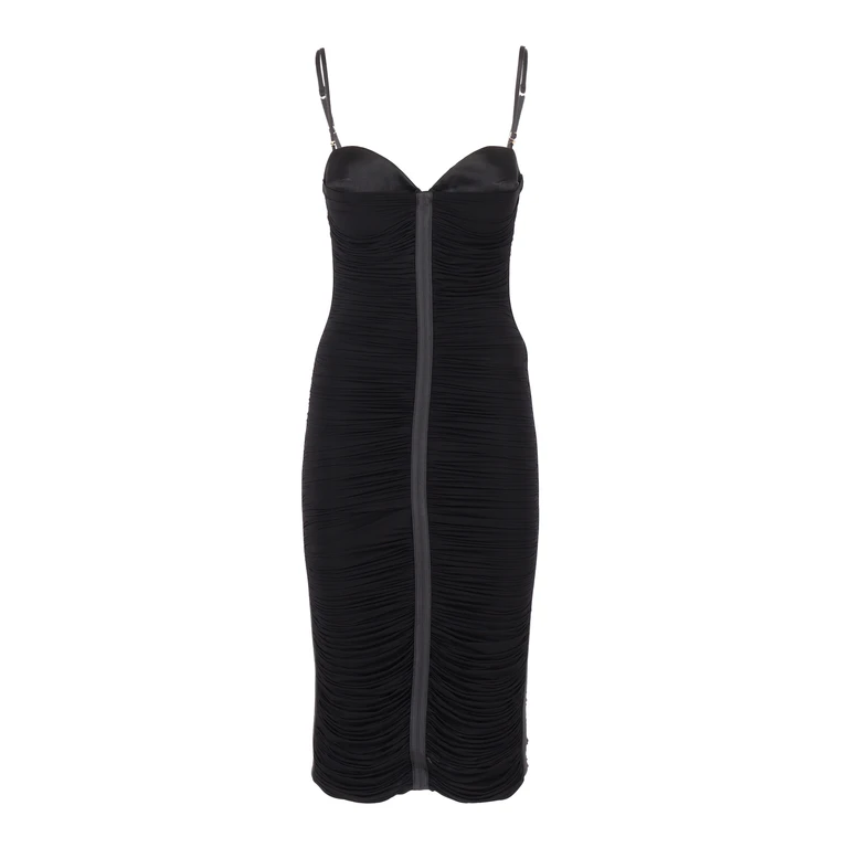 Elisabetta Franchi Robe Au Genou - Noir
