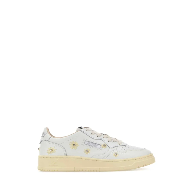 Autry White Leather Medalist Sneakers