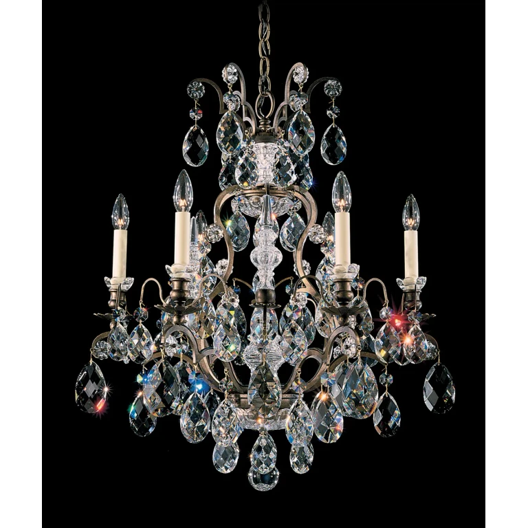 Renaissance 6-Light Chandelier in Black