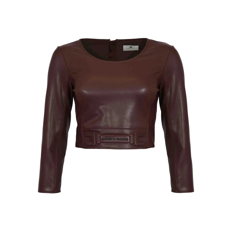 Elisabetta Franchi Top - Marron