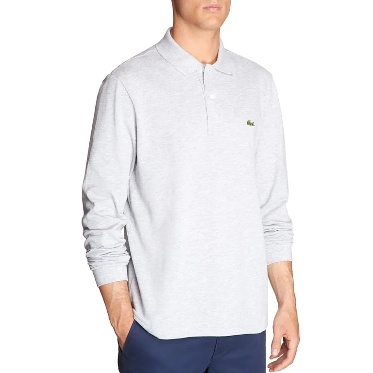 Lacoste Classic Fit Long-Sleeve Pique Polo Shirt