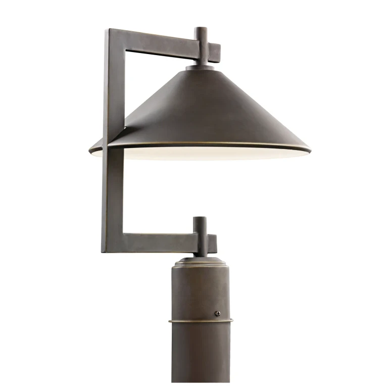 Ripley Outdoor Post Lantern in Olde Bronze