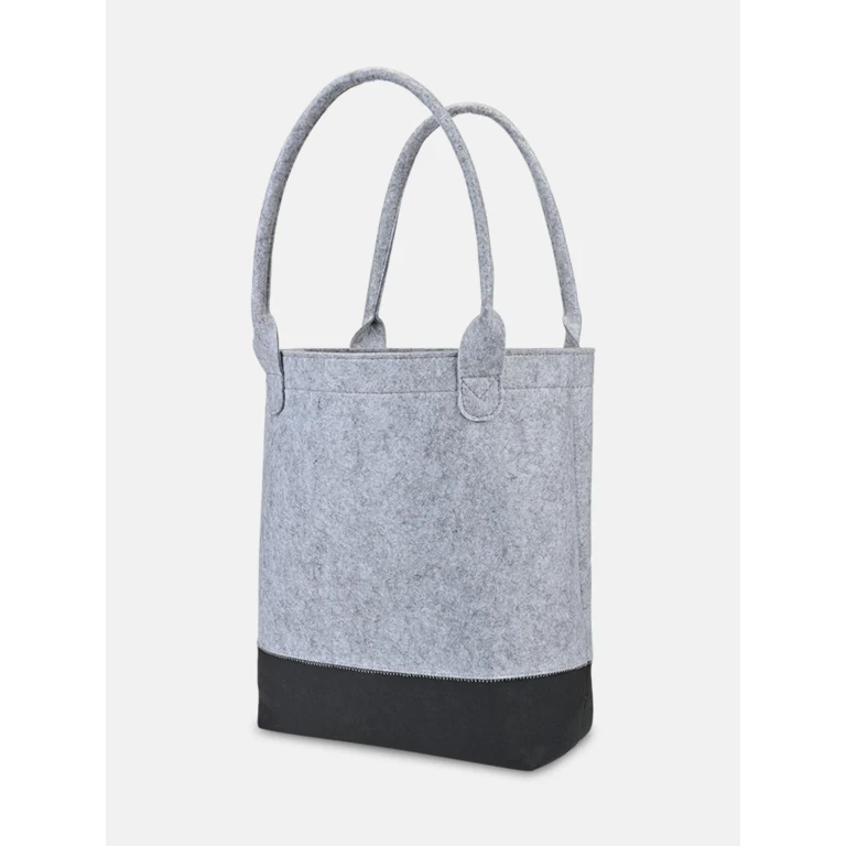 Felt Colorblock Tall Tote