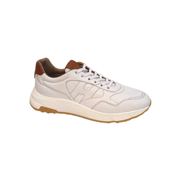 Hogan Hyperlight Allacc. H White Calf Leather Shoe - Men