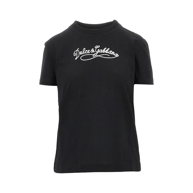 Dolce & Gabbana 女士刺绣Logo T恤