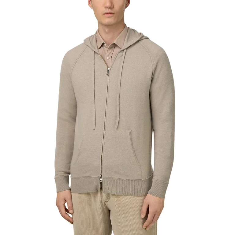 Boggi Milano Men's Cashmere Blend Hoodie