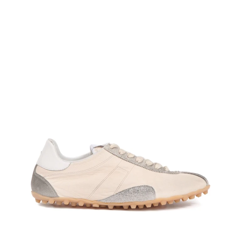 MM6 Maison Margiela Flat shoes Off-white Leather - Women