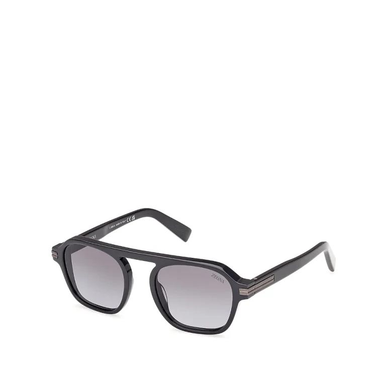Zegna Round Sunglasses, 51mm