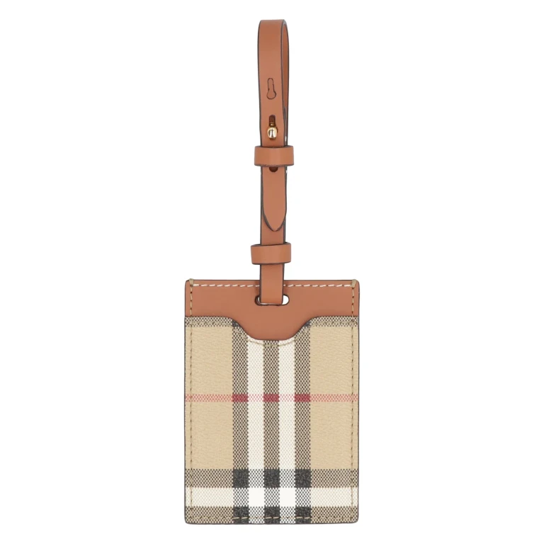 Burberry Leather Luggage Tag