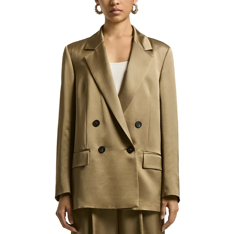 Peserico Boyfriend Fit Double Breasted Blazer