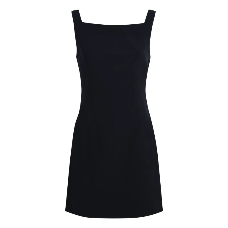 Vestido negro de crepé Givenchy