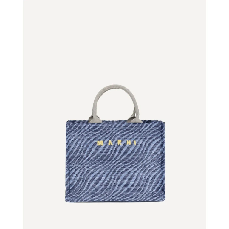 Borsa tote in tessuto Marni
