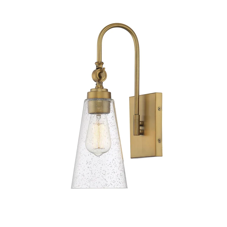 Savoy House York Wall Sconce in Warm Brass - 9-108-1-322