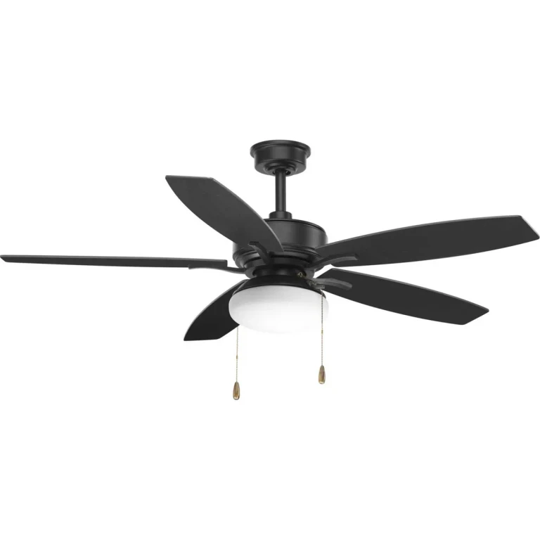 Forged Black 52"Ceiling Fan from the Billows Collection