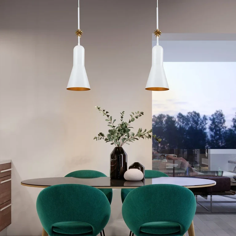 White Pendant from the Etoile Collection