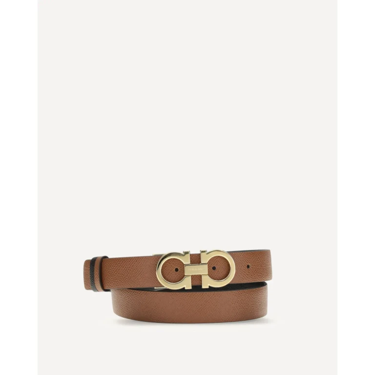 Ferragamo 女士双面可调节 Gancini 腰带 80码