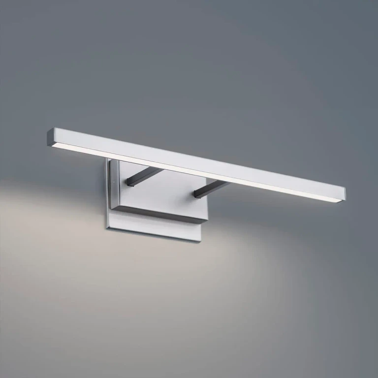 WAC Parallax 3000K Bathroom Vanity Light in Brushed Nickel - WS-73117-30-BN