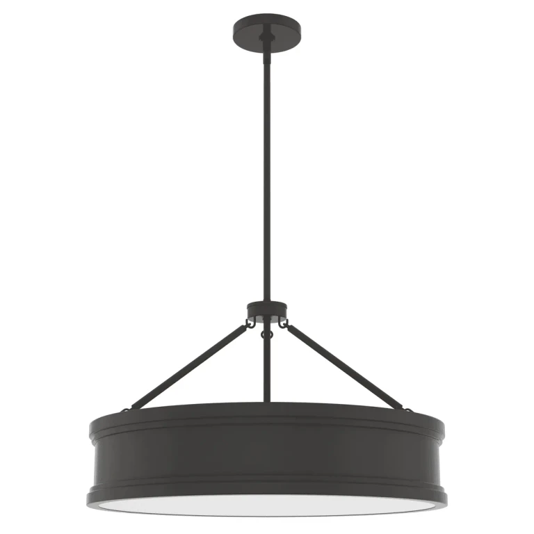 Noble Bronze Six Light Pendant from the Capshaw Collection