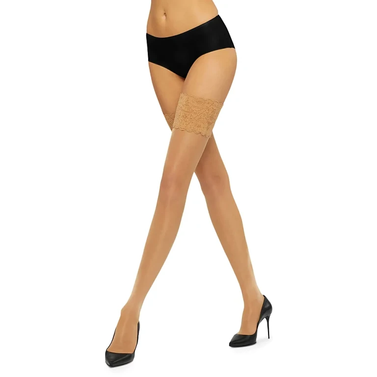 Satin Touch 20 Stay-Up Preto L